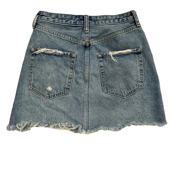 Abercrombie & Fitch Zoe Natural Rise Vintage A-Line Skirt - Picture 3 of 3